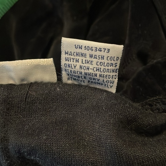 Vintage Cherokee Black Velvet Maxi Skirt with‎ Slit in Back Large - Picture 5 of 5